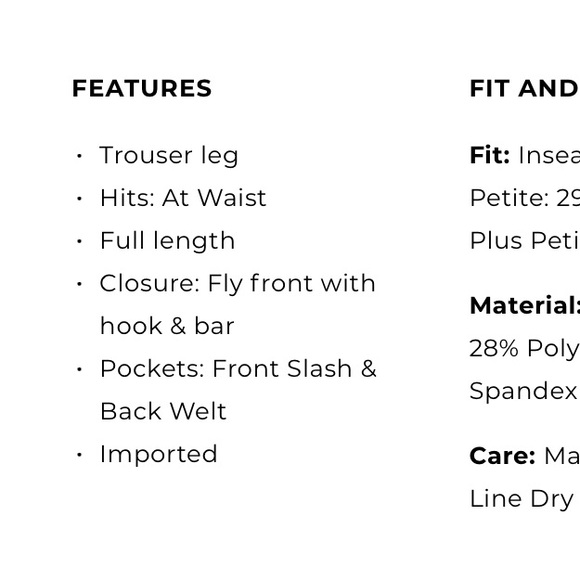 TALBOTS Newport Pant Polished Denim Blue Size 6 - Picture 9 of 9